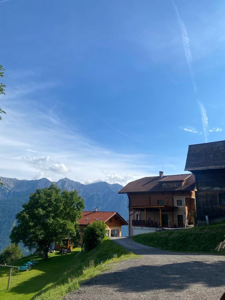 Ferienwohnung Almen-Kräuter-Oberreiter Dellach im Drautal Exterior foto